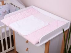 Пеленальный матрас Baby Veres 72×80 см Velour Lignt pink